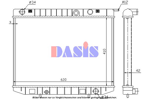 AKS DASIS Radiaator,mootorijahutus 150006N